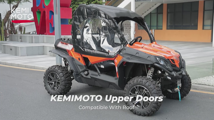 UTV Zipper Soft Cab Enclosure Full Door – For CFMOTO ZForce 500/800/1000 (2014-2022) 2 thumbnail image