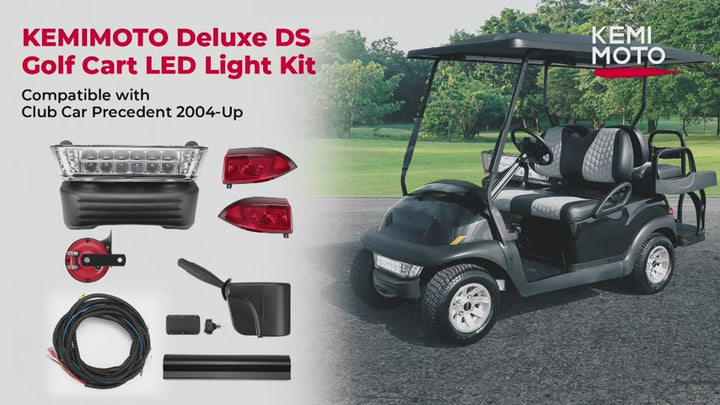 Deluxe 12V Light Headlight Kit Fit Club Car Precedent 2004-Up