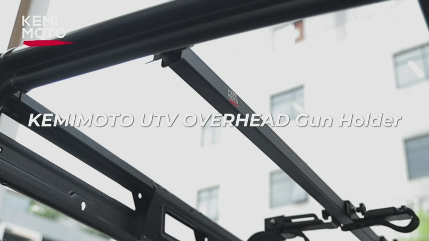 UTV Overhead Adjustable Gun Holder Carrier Mount