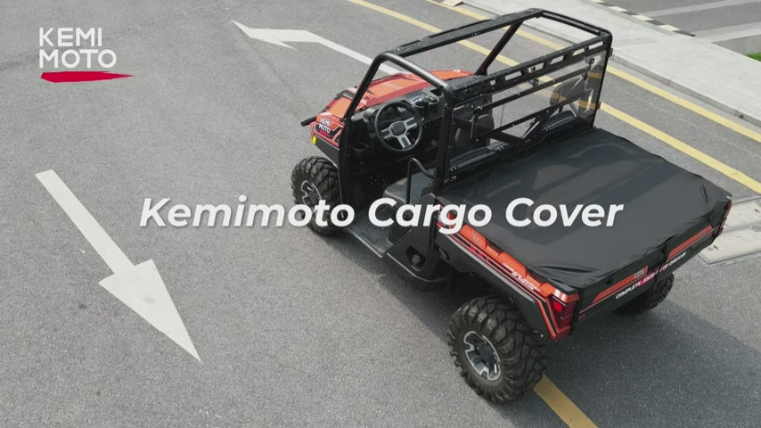 thumbnail image 2 of KEMIMOTO UTV Tonneau Cover - Waterproof Cargo Bed Cover For Polaris Ranger XP 1000/Crew 2017-2025 2 of 12