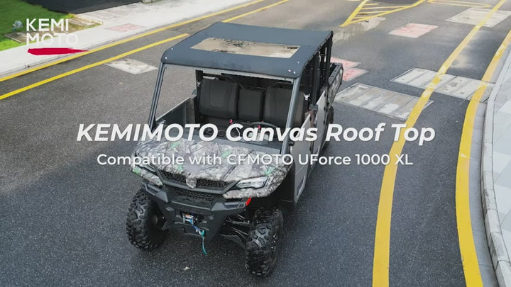 Canvas Tinted Waterproof Soft Roof Top for CFMOTO UForce 1000 XL 2022+