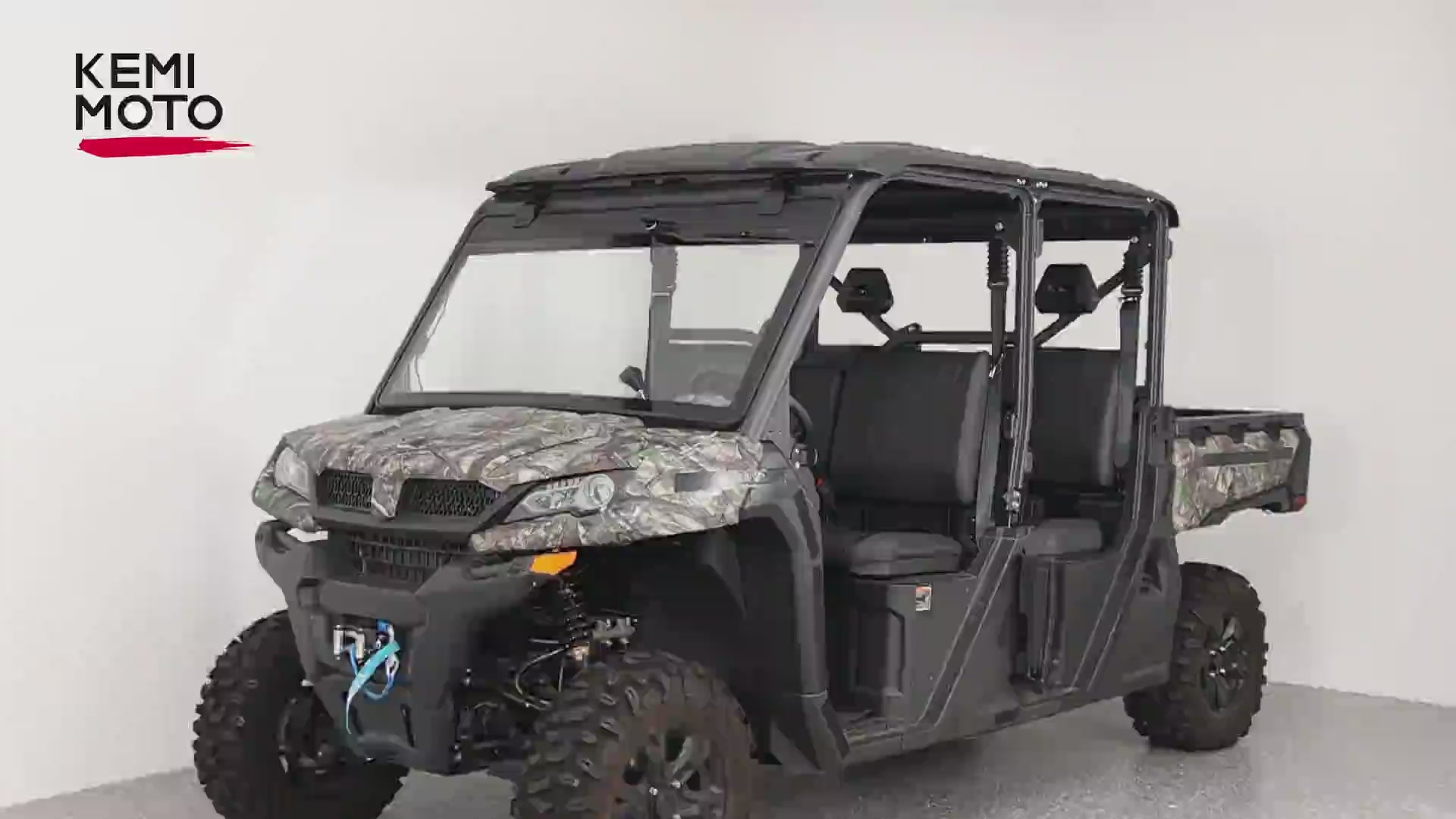 UTV 7mm Glass Windshield with Wipers For CFMOTO UForce 1000/1000XL