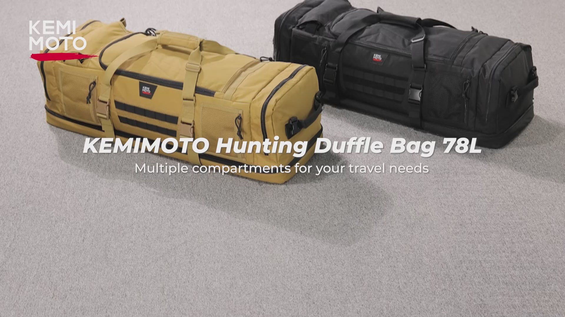 78L Hunting Duffle Bag Large Capacity Travel Gear