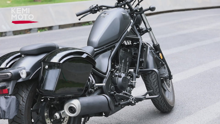 22L Hard Saddlebags with Lock, Waterproof for Cruiser & Dyna