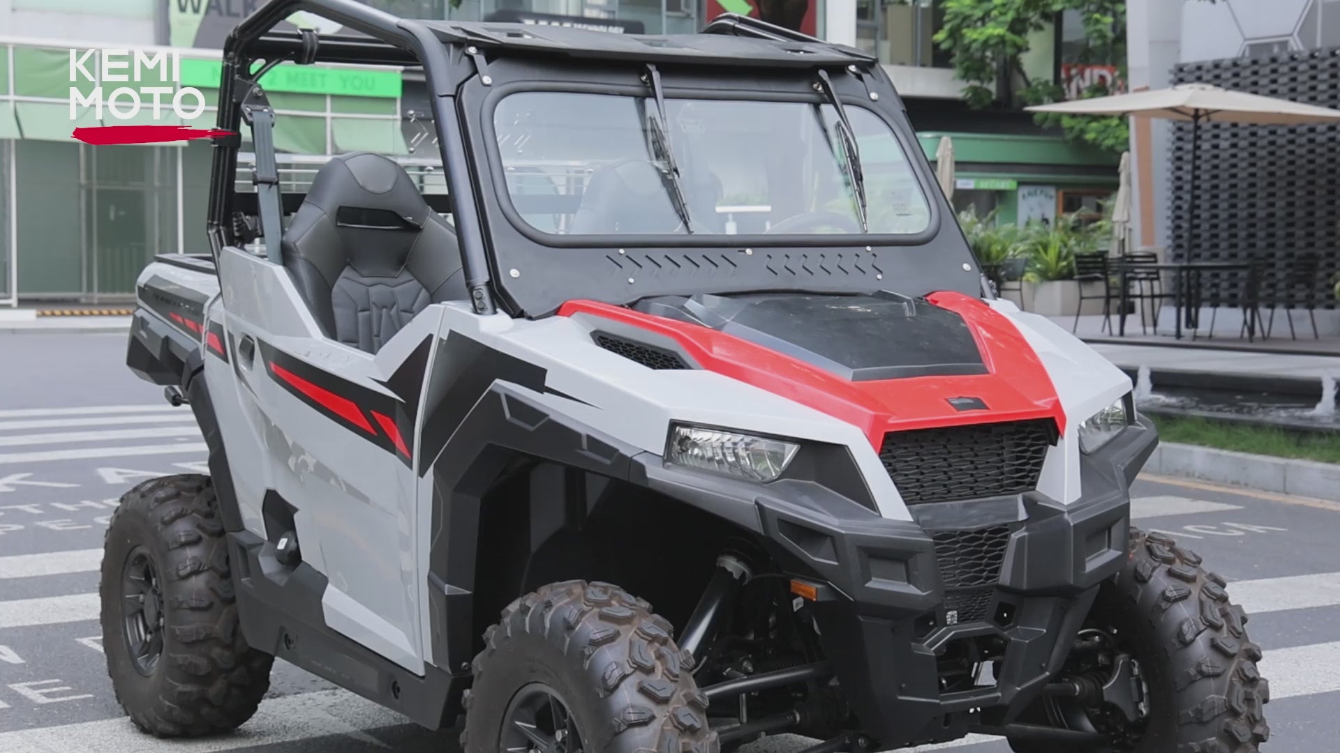 UTV Glass Windshield Front Windshield for Polaris General 1000, XP 1000, 4 1000 2016-2026