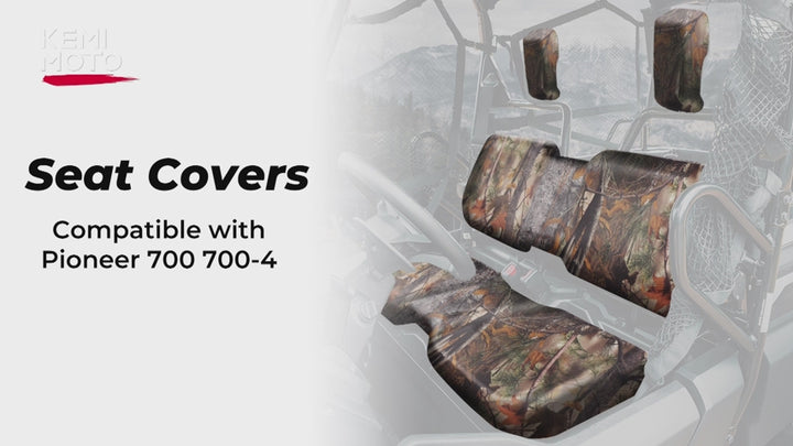Seat Covers for Pioneer 700 700-4 2014-2024 (Camo)