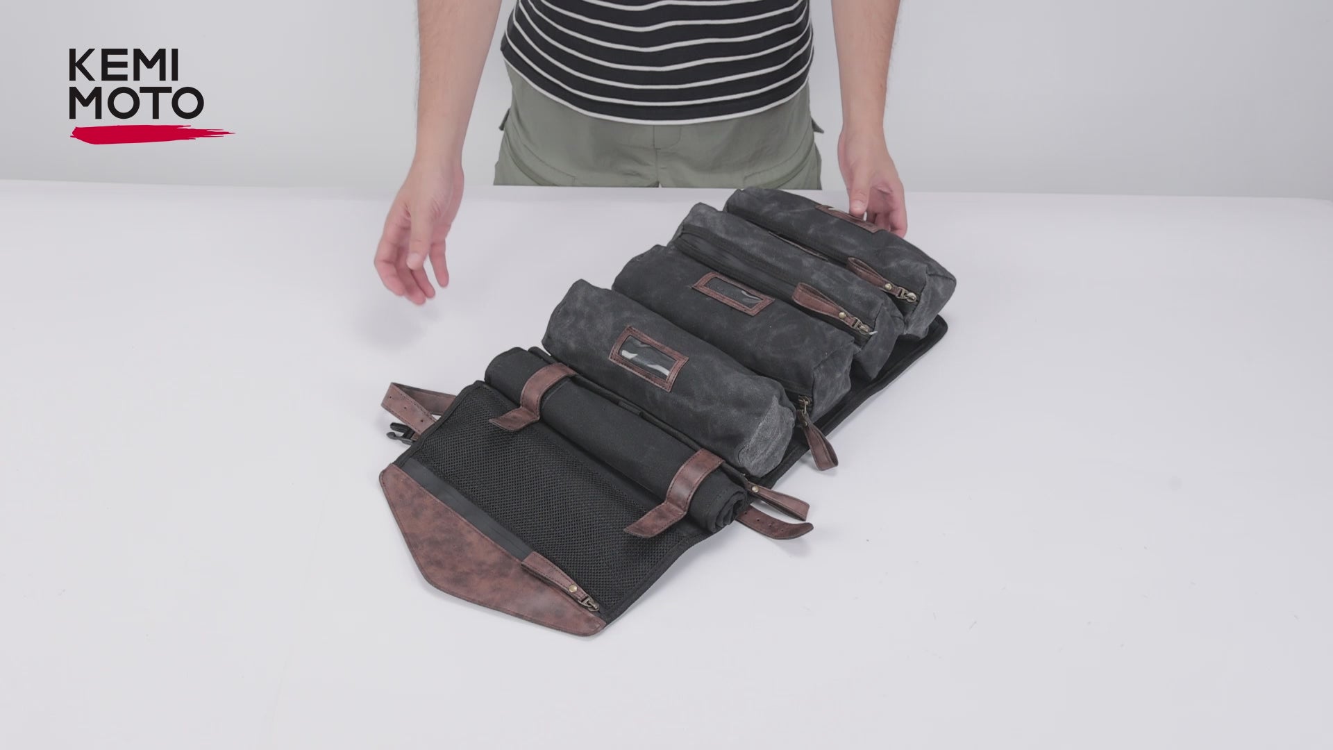 Roll Up Tool Bag for Motorcycle|ATV|UTV