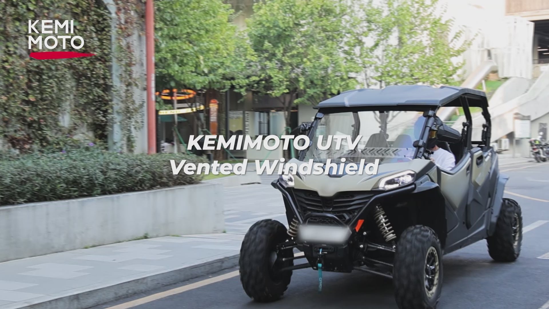 Adjustable Vented Front Windshield for 2023+ CFMOTO ZForce 950 Sport | 800 Trail