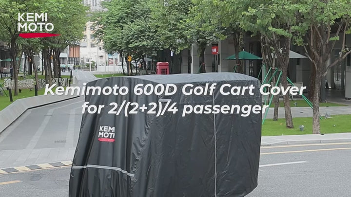 600D Waterproof Golf Cart Cover