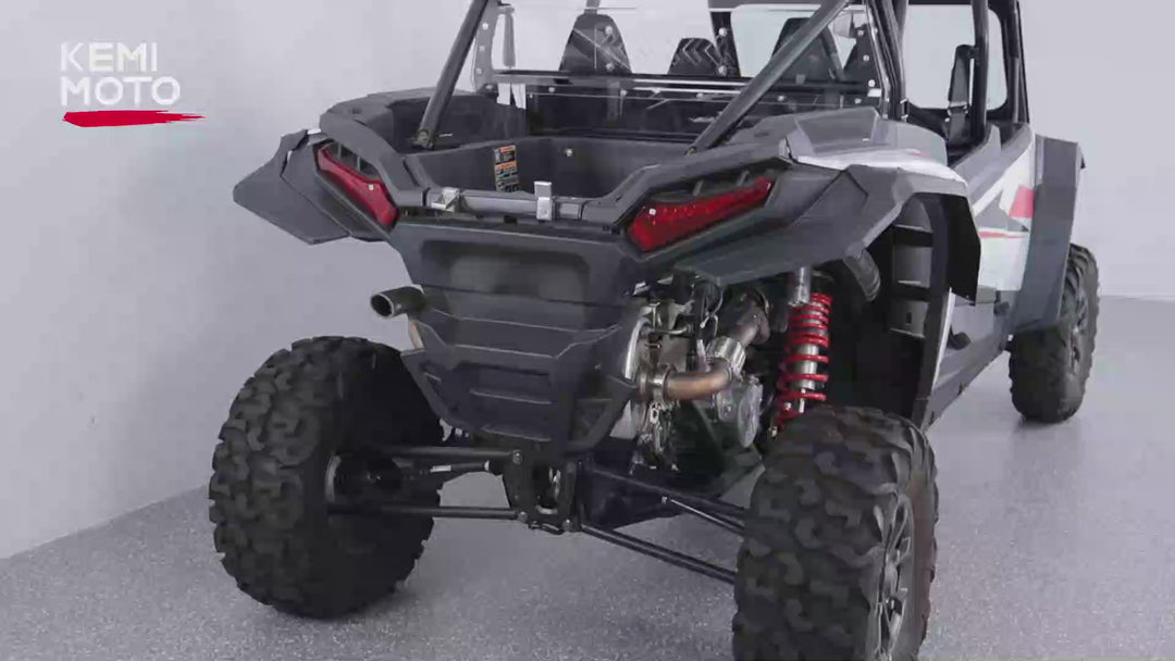 Parabrisas trasero transparente ventilado y deslizante para UTV, para Polaris RZR XP 1000 / RZR XP4 1000 2024+