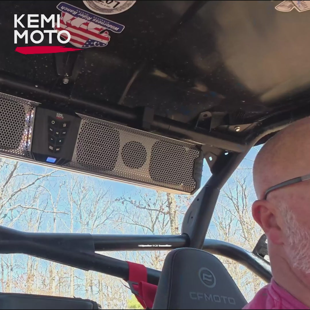 KEMIMOTO Midnight S80 Gen1.5 32" Aluminum 6-Speaker RGB Soundbar Silver