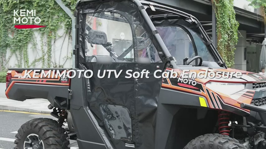 UTV Cab Enclosure Upper Doors for Ranger XP 1000 (2017-2023)