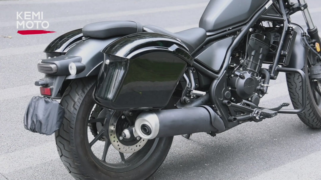22L Hard Saddlebags with Lock, Waterproof for Cruiser & Dyna