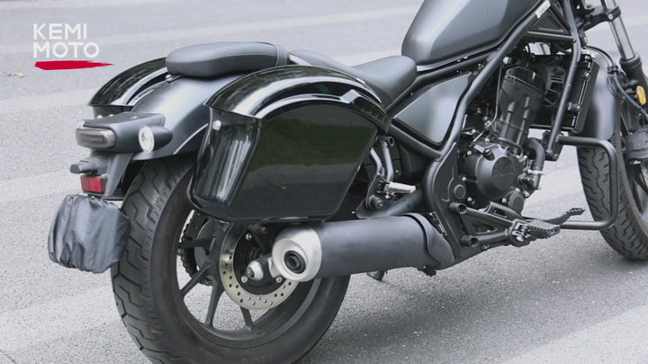 22L Hard Saddlebags with Lock, Waterproof for Cruiser & Dyna