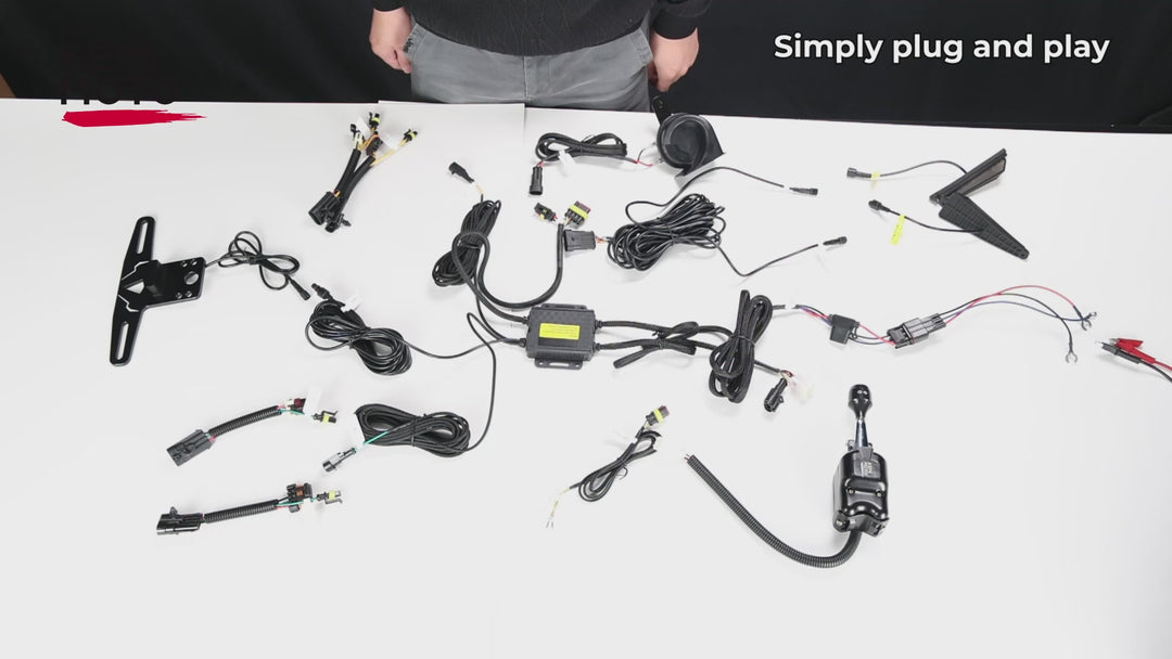 UTV/ATV Universal Turn Signal Kit with Dash Indicator & Sync Taillight