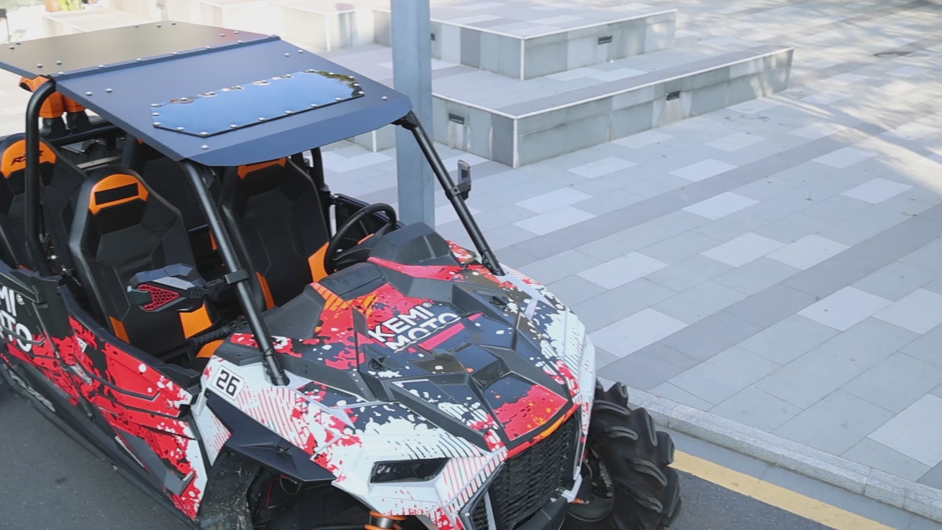 Aluminum Roof with Tinted Sunroof for RZR XP 4 1000 (2014-2023)