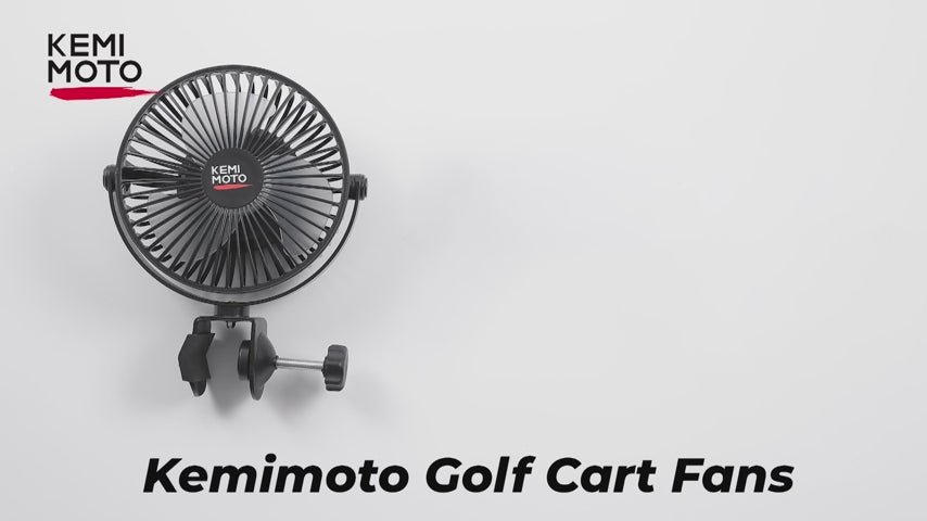 Long Battery Life 5 Speeds Fan with Clip for EZGO Club Car Drive