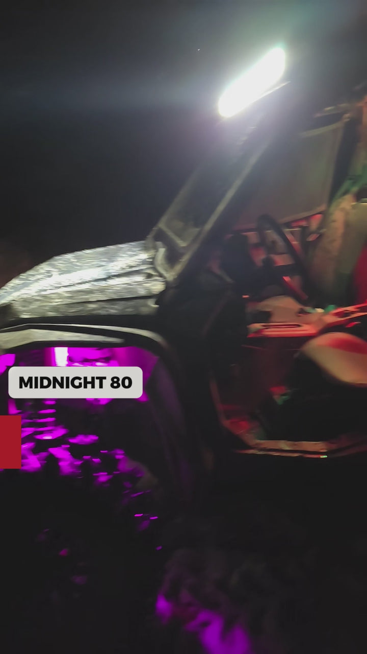 KEMIMOTO Midnight S80 Gen1.5 32" Aluminum 6-Speaker RGB Soundbar Silver