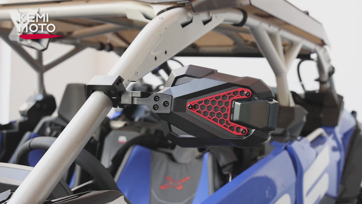 UTV Side Mirrors for Polaris RZR Can Am Mule Zforce Pioneer – Kemimoto