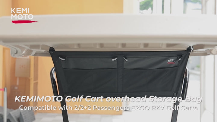 Overhead Storage Bag for EZGO RXV Golf Cart
