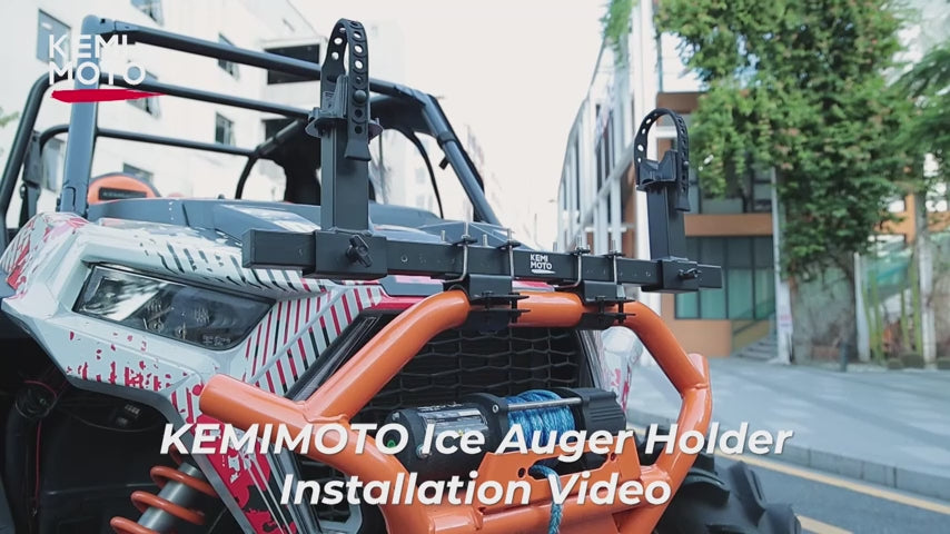 UTV Ice Auger Holder for 1.65''-2'' Roll Bar