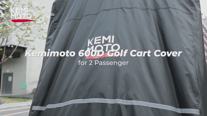 600D Waterproof Cover for EZGO Club Car 2 Passenger