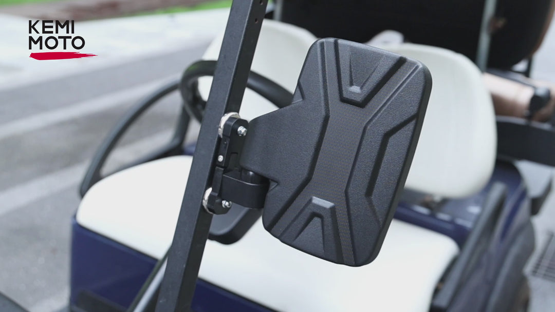 Magnetic Golf Cart Side Mirrors, Universal Rear View Mirrors