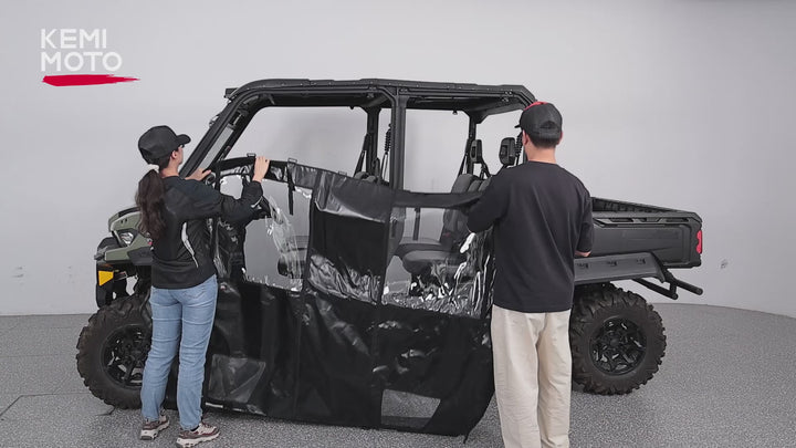 Soft Cab Enclosure Doors For Can-Am Defender MAX(2017+)