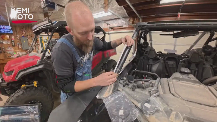 Upgraded Flip Windshield with Slide Window for 2020-2024 RZR PRO XP/4