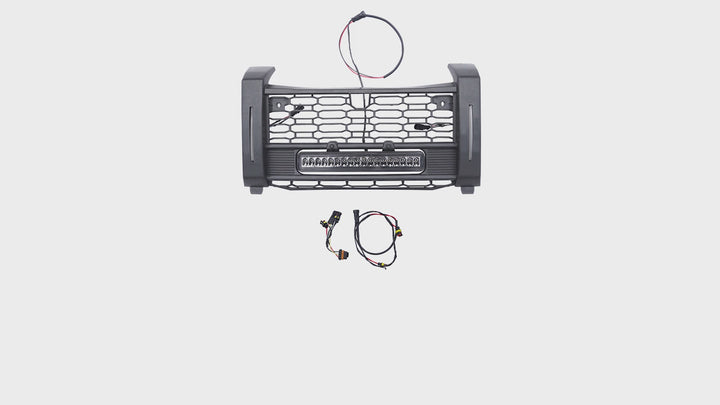 Front Mesh Grill with Accent Light for Polaris XPEDITION ADV/XP