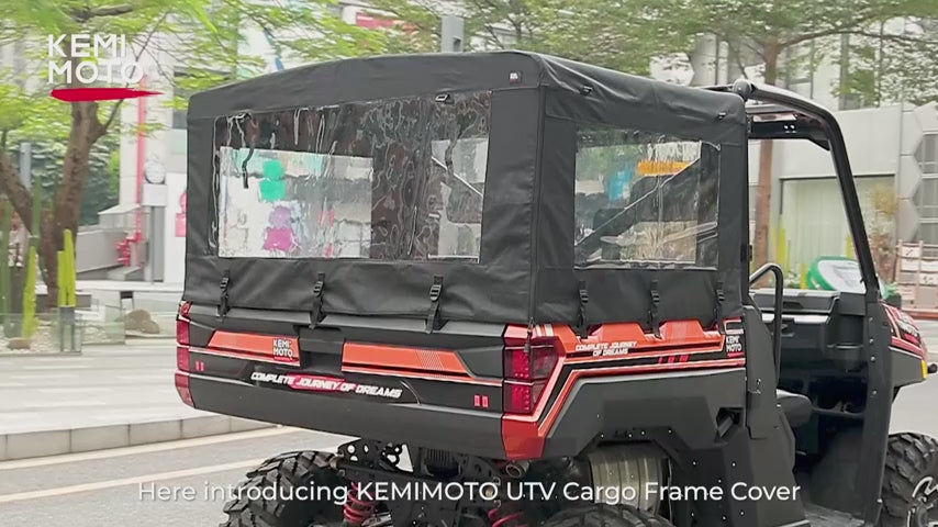 UTV Soft Cargo Camper Bed Cover Rack for Polaris Ranger