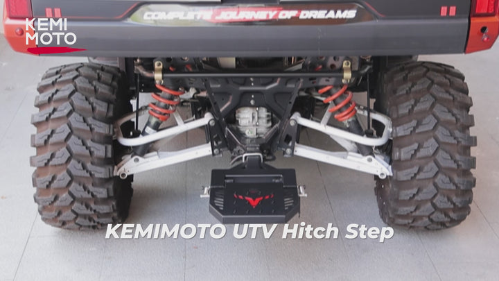 UTV Hitch Step with 2" Receiver for Polaris Ranger 1000 Defender UFORCE 1000
