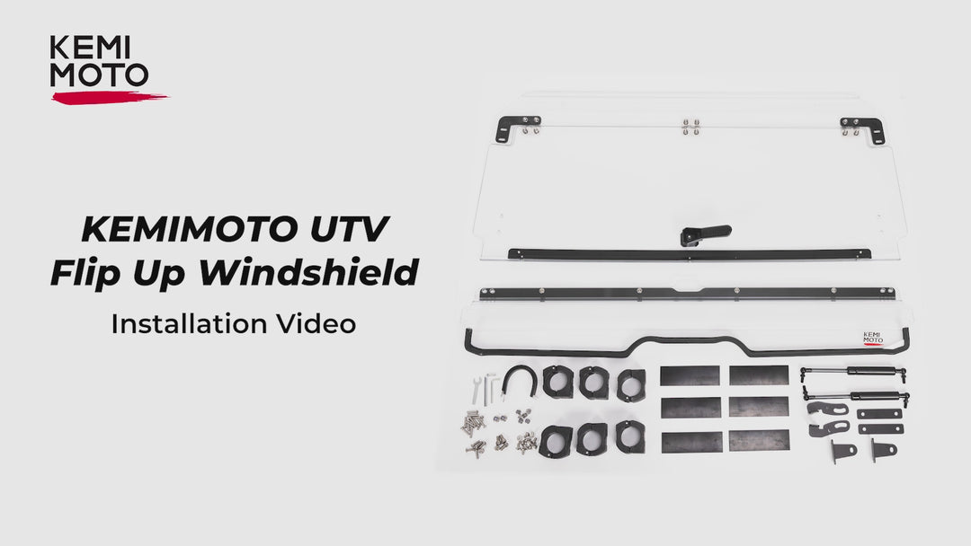 Flip 2-in-1 Windshield for Talon 1000X/1000R/1000X-4