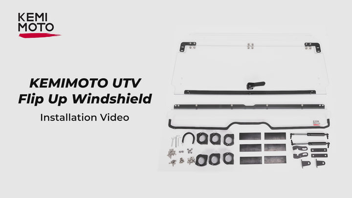 Flip 2-in-1 Windshield for Talon 1000X/1000R/1000X-4