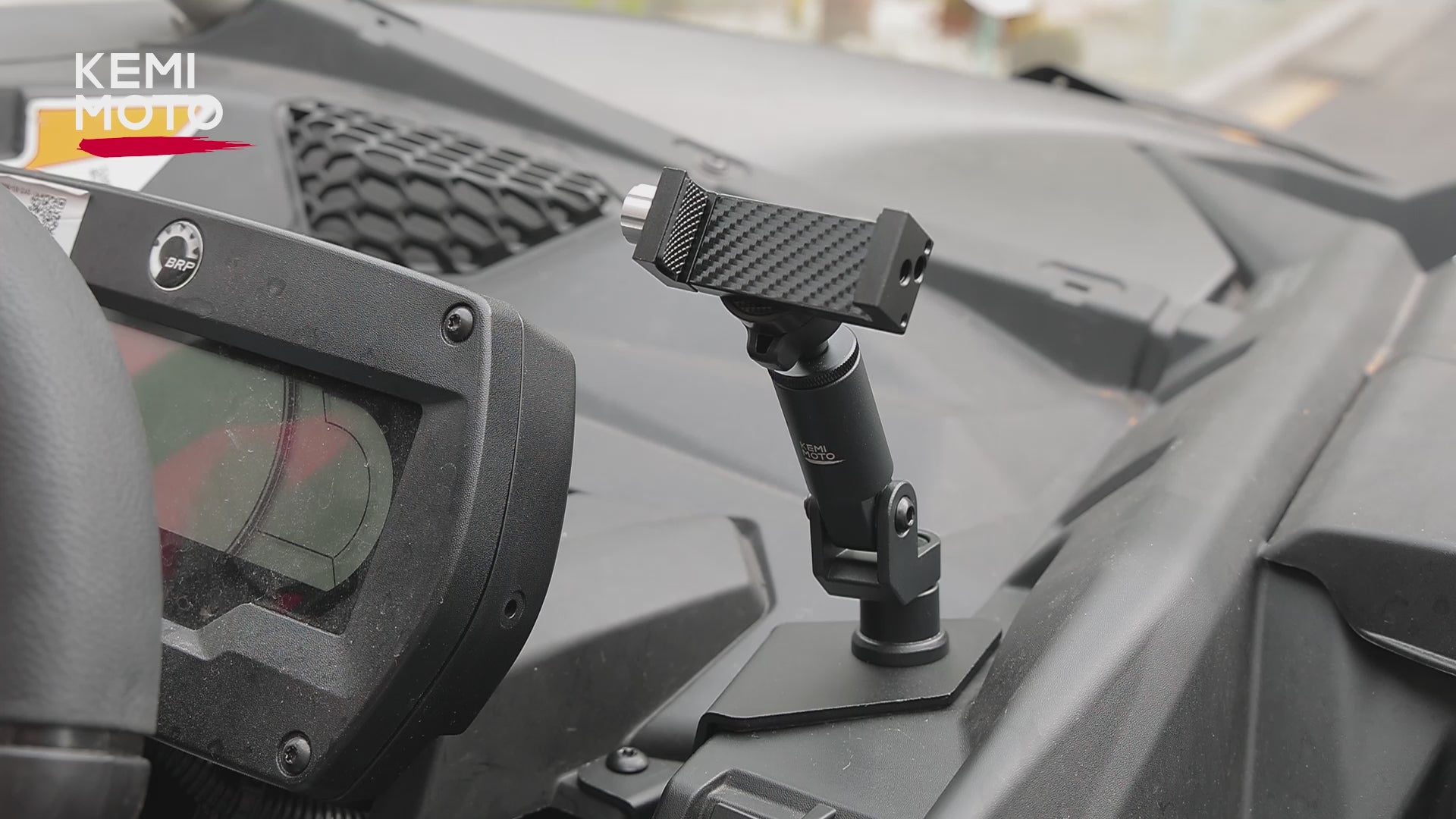 360° Adjustable CNC Phone Mount for Can-Am Maverick X3/MAX