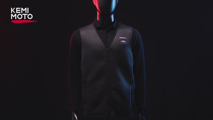 Plaid Heated Vest with Battery Pack