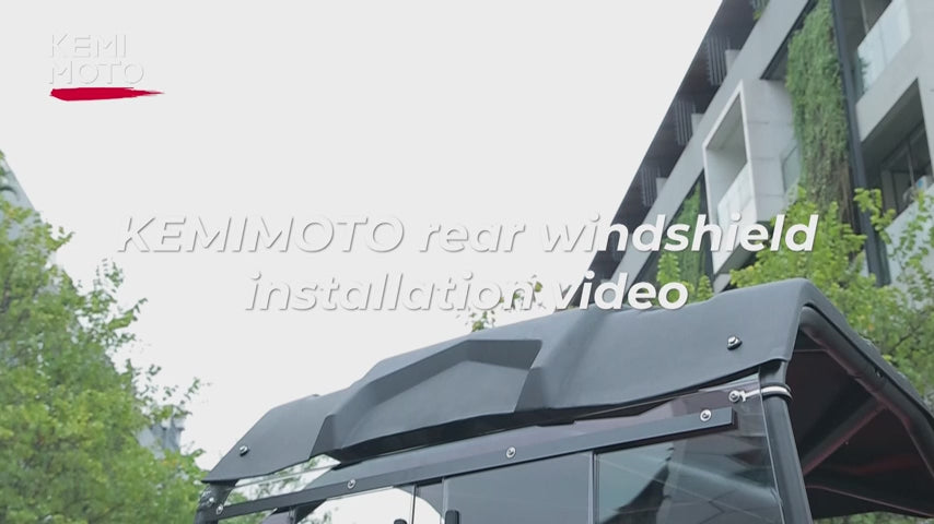 2-IN-1 Rear Windshield for CFMOTO ZForce 500 | 800 | 1000