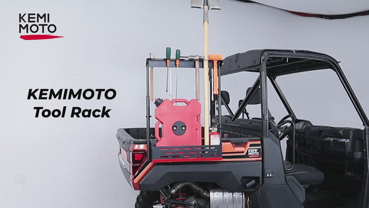 Estante de almacenamiento para cama con ruedas para Polaris Ranger 500 570 800 900 XP 1000 Crew