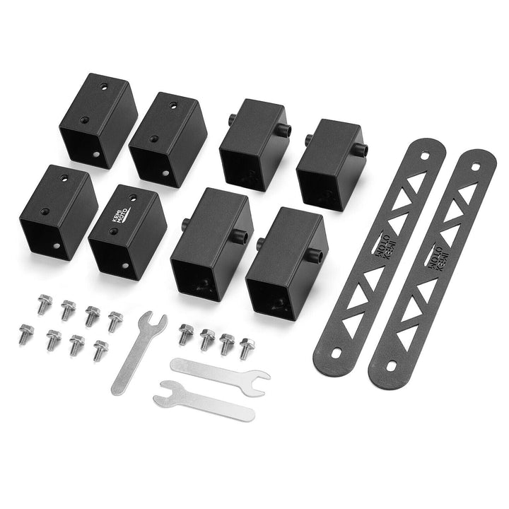 8PCS Seat Risers Spacers 2'' Lift Kit for Polaris RZR PRO XP 2-Seat - Kemimoto