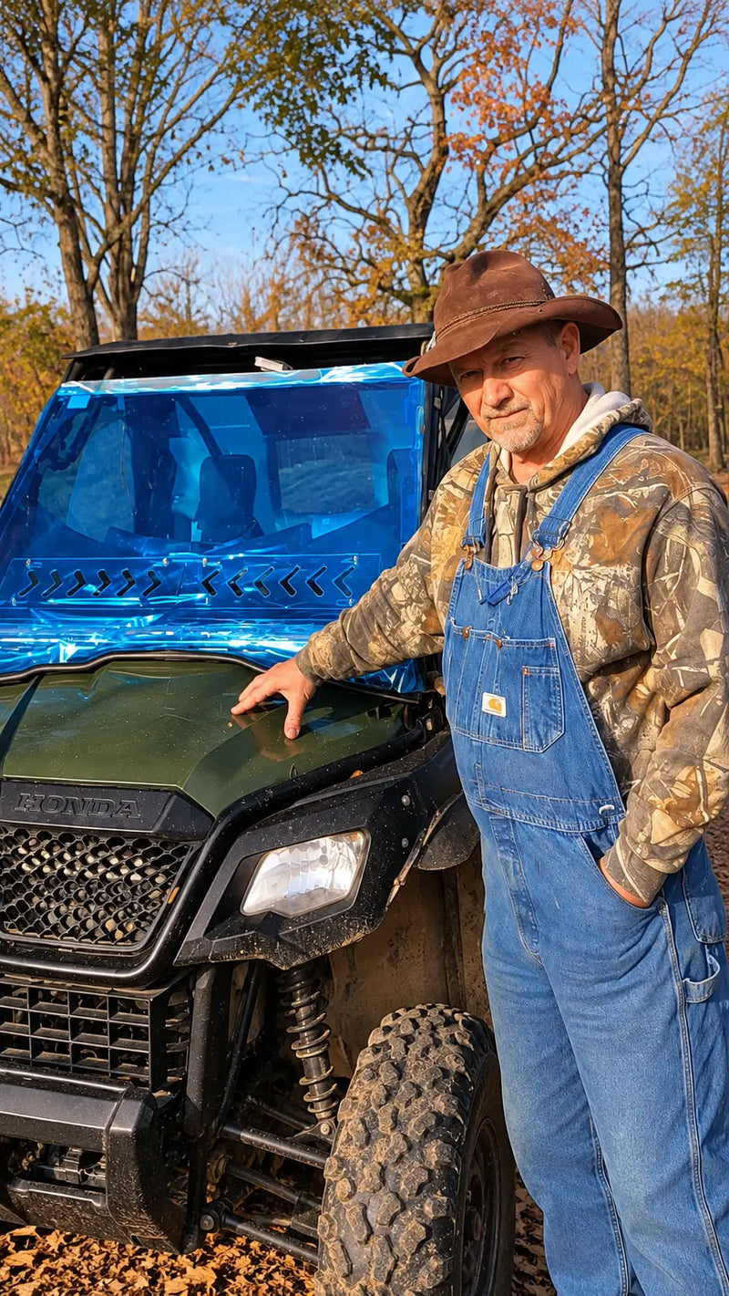 UTV WINDSHIELD on Honda Pioneer 500