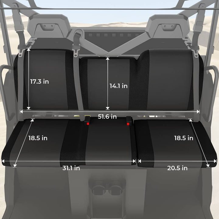 Polaris Ranger UTV Waterproof Seat Cover & Under Seat Storage Box - KEMIMOTO