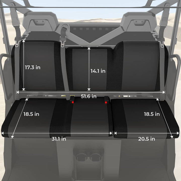 Polaris Ranger UTV Waterproof Seat Cover & Big Size Cargo Box - KEMIMOTO