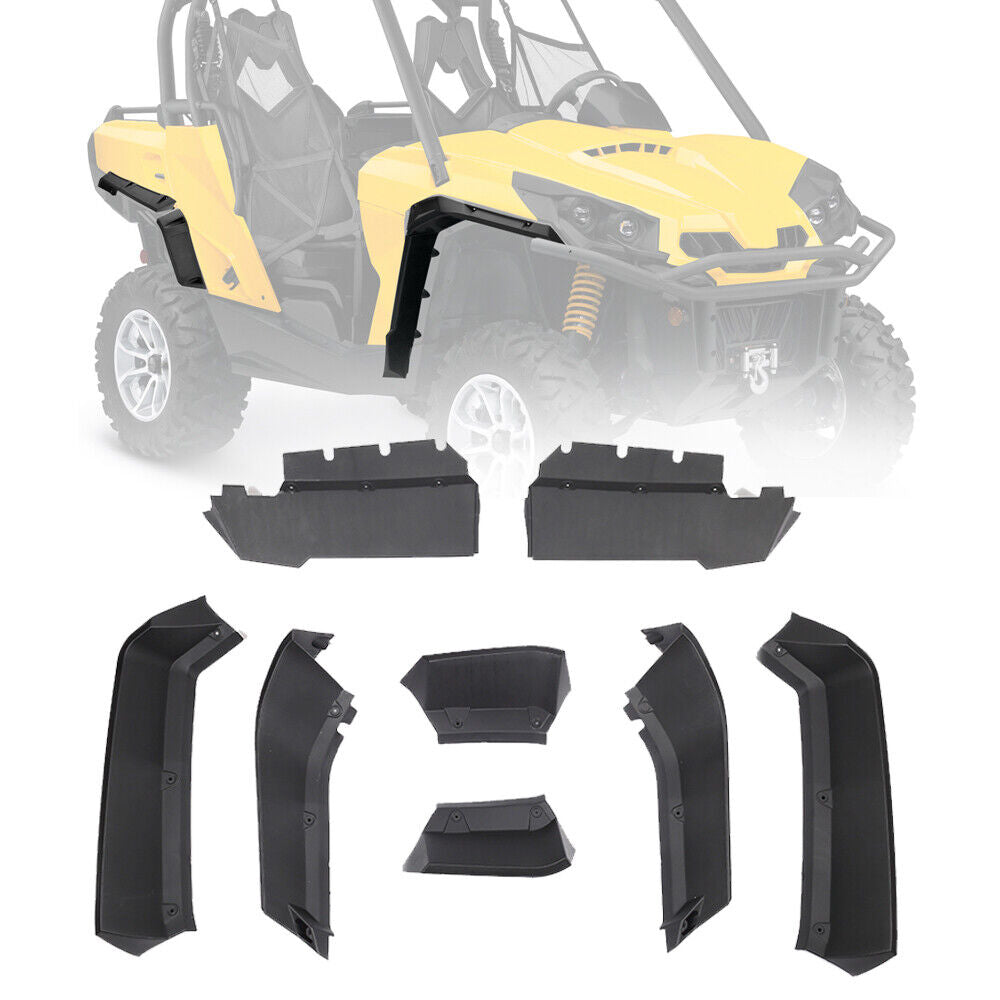Heavy Duty Fender Flares For Can-Am Commander 800/800R/1000/Max - Kemimoto