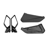 Espejos retrovisores laterales e inserciones de panel de puerta inferior delantera para Can Am Maverick X3