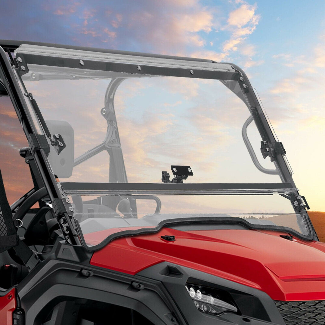 UTV 3-IN-1 Flip Windshield For 2016-2021 Honda Pioneer 1000 /1000-5 - KEMIMOTO