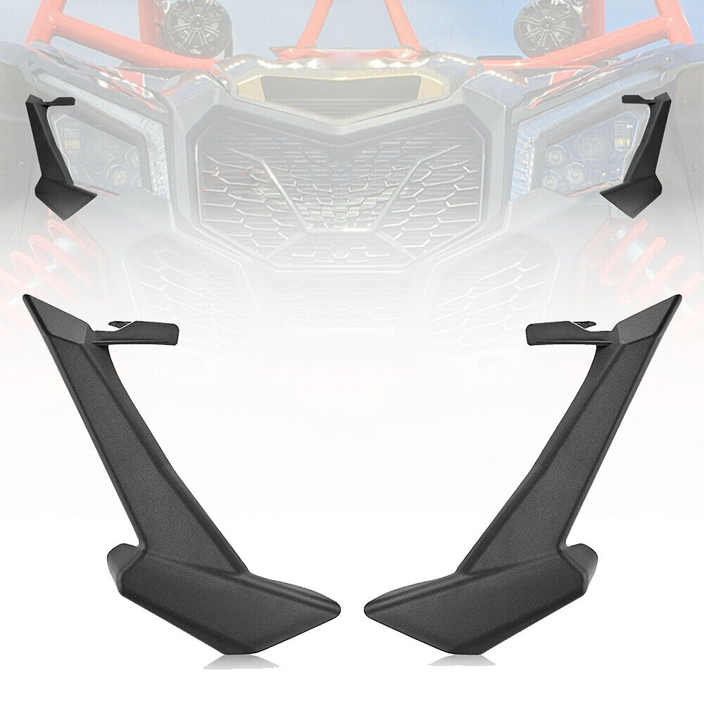 Left and Right Front Headlight Cover Trim for Can-Am Maverick X3/MAX - Kemimoto