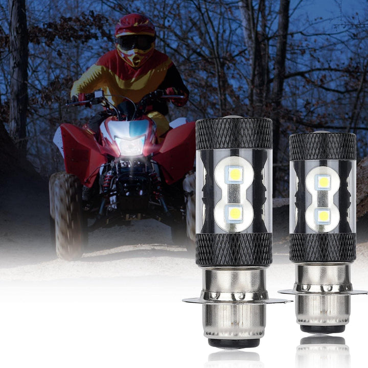 Honda TRX H6m Yamaha 100W LED Head Lamp Bulb 2pcs - KEMIMOTO