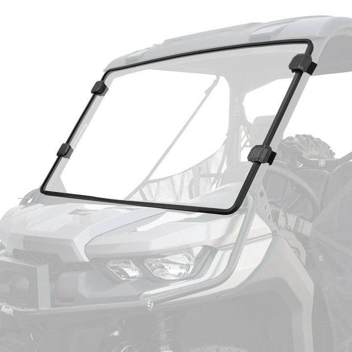 Heavy Duty Front Full Windshield For Can Am Defender HD 5 /8 /10 /MAX - KEMIMOTO