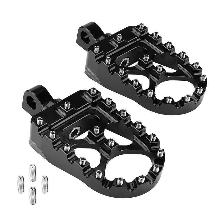 CNC Wide Foot Pegs Foot Rests for Harley - KEMIMOTO