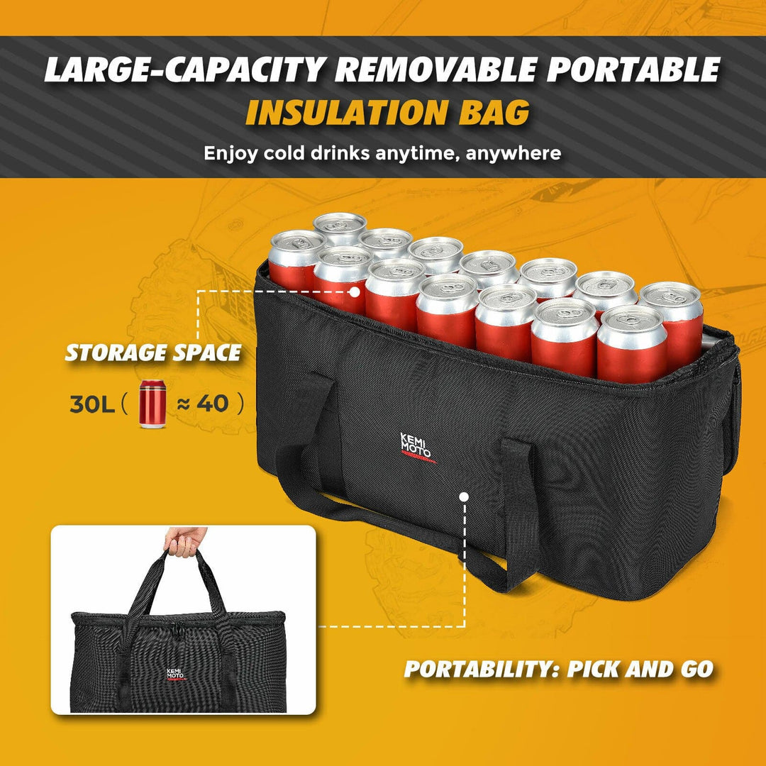 UTV Rear Storage Bags w/ Cooler Bag for Polaris RZR R1S /RZR PRO XP /4 2020-2022 - KEMIMOTO